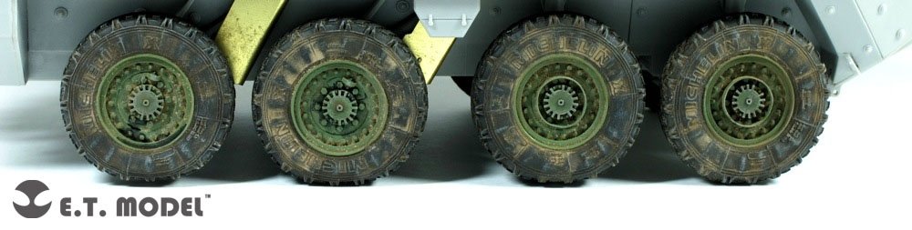 ET Model ER35-010 US ARMY Stryker Armored Vehicle Weighted Road Wheels For TRUMPETER 1/35 – image 2