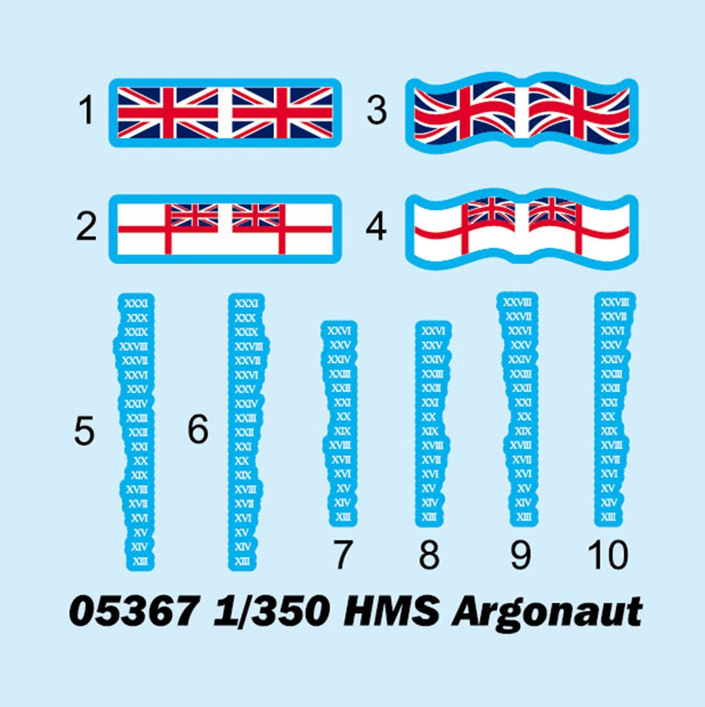 Trumpeter 05367 HMS Argonaut 1/350 – image 4