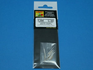 Aber 350L-42 Set of barrels 203mm x 8; 127mm x 12 for Japan Navy Saratoga, Lexington 1/350 – zdjęcie 4