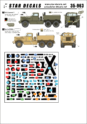 Star Decals 35-963 M19 Diamond Tank transporter #1 1/35 – zdjęcie 2