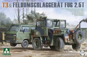 Takom 2141 T3 &amp;amp; Feldumschlaggerat Fug 2.5t 1/35