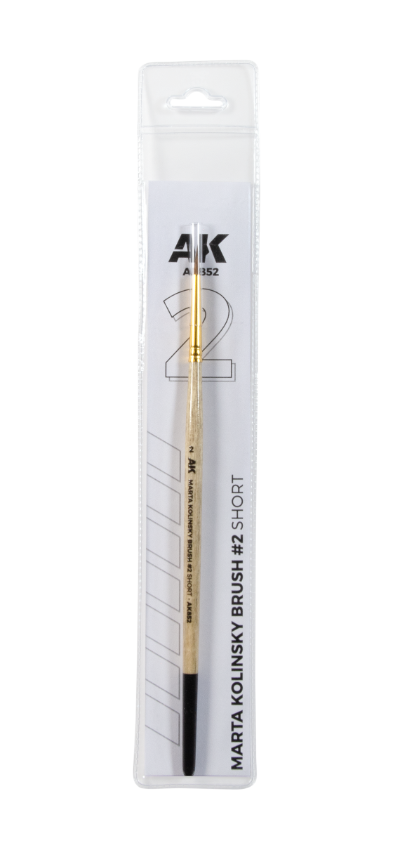 AK Interactive AK852 MARTA KOLINSKY BRUSH #2 SHORT – Bild 3
