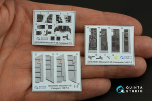 Quinta Studio QDS-48059 Mitsubishi F-2B 3D-Printed coloured Interior on decal paper (Hasegawa) (small version) 1/48 – zdjęcie 2