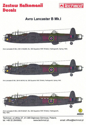 Techmod 48824 Avro Lancaster B Mk I 1/48 – zdjęcie 2