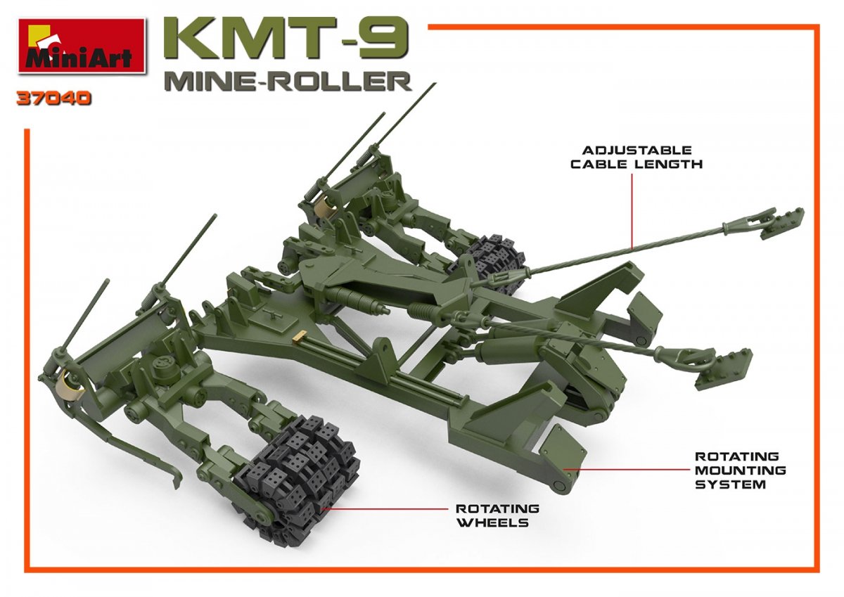 MiniArt 37040 Mine-roller KMT-9 1/35 – image 2