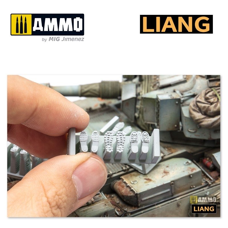 Liang 0401 3D-print Model Shoeprint Tools WWII 1/35 – zdjęcie 3