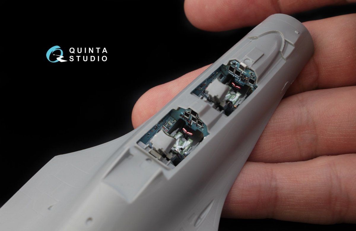 Quinta Studio QD72012 Su-30SM 3D-Printed &amp;amp; coloured Interior on decal paper (for Zvezda kit) 1/72 – zdjęcie 7