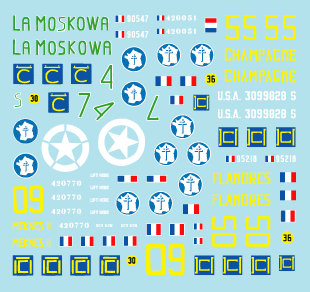Star Decals 35-C1103 French Shermans # 2 1/35 – zdjęcie 3