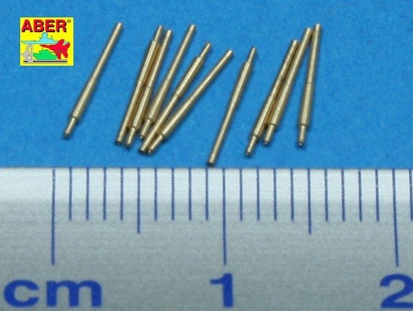 Aber 1/700L-27 Set of 10 pcs 203 mm barrels for Japan ships : Atago, Kumano, Myoko etc. 1/700 – zdjęcie 2