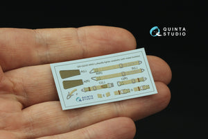 Quinta Studio QR+32033 Ceintures de sécurité pour avions de chasse de la Luftwaffe de la Seconde Guerre mondiale (avec boucles métalliques) (Tous les kits) 1/32 – image 6