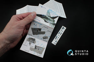 Quinta Studio QD48008 MiG-29 (9-12) 3D-Printed &amp;amp; colored Interior on decal paper (for GWH kits) 1/48 – image 9