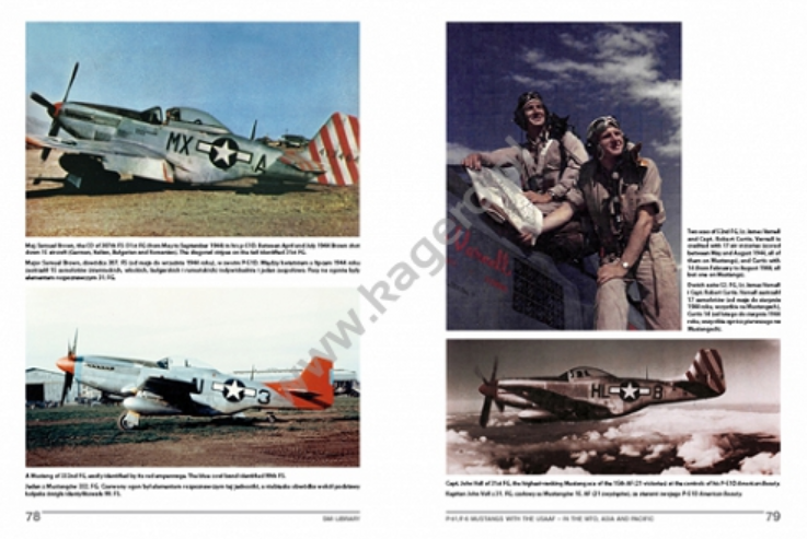 Kagero 19012 P-51/F-6 Mustangs with the USAAF – in the MTO, Asia and Pacific EN/PL – zdjęcie 4