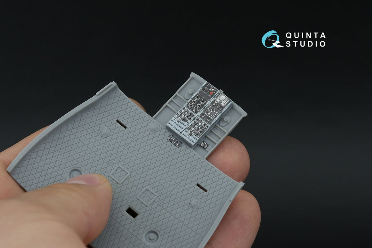 Quinta Studio QDS-35158 UH-1B 3D-Printed &amp;amp; colored Interior on decal paper (Trumpeter) (Small version) 1/35 – image 3