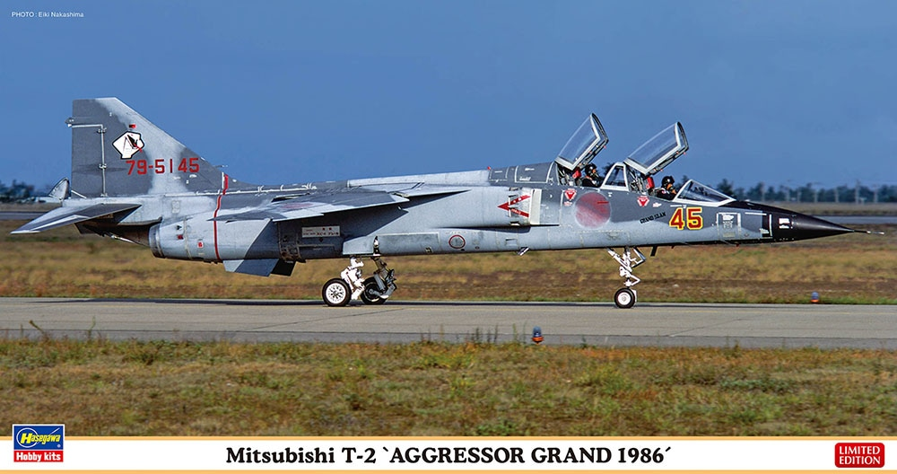 Hasegawa 07543 Mitsubishi T-2 &amp;#39;Aggressor Grand 1986&amp;#39; 1/48
