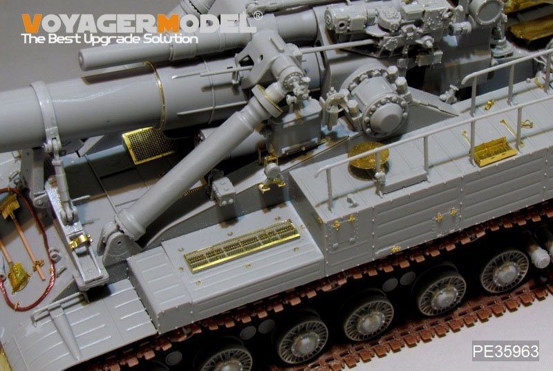 Voyager Model PE35963 Modern Soviet 2A3 Kondensator 2P 406mm S.P.H Upgrade set For TRUMPETER 09529 1/35 – immagine 18