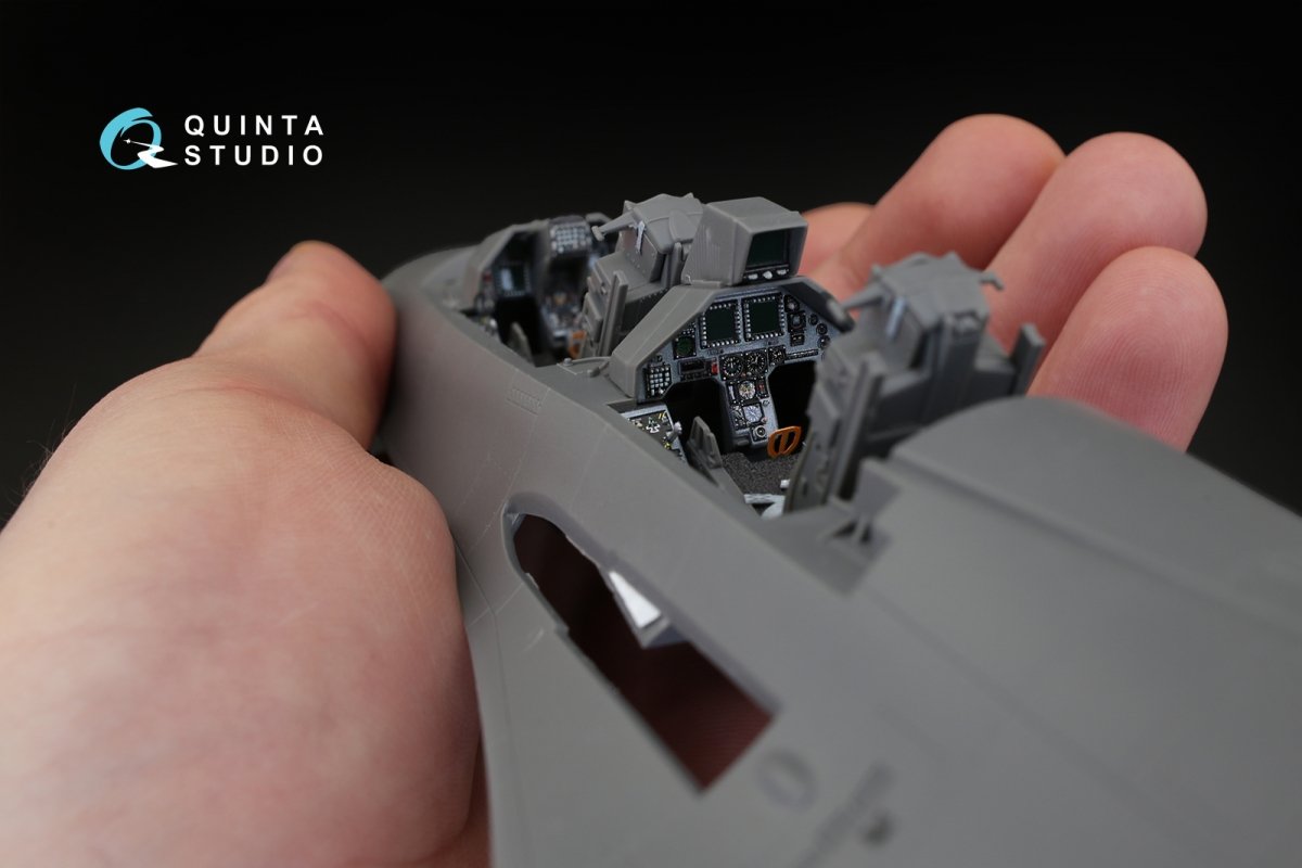 Quinta Studio QD32023 F-16D 3D-Printed &amp;amp; coloured Interior on decal paper (for Academy kit) 1/32 – zdjęcie 7