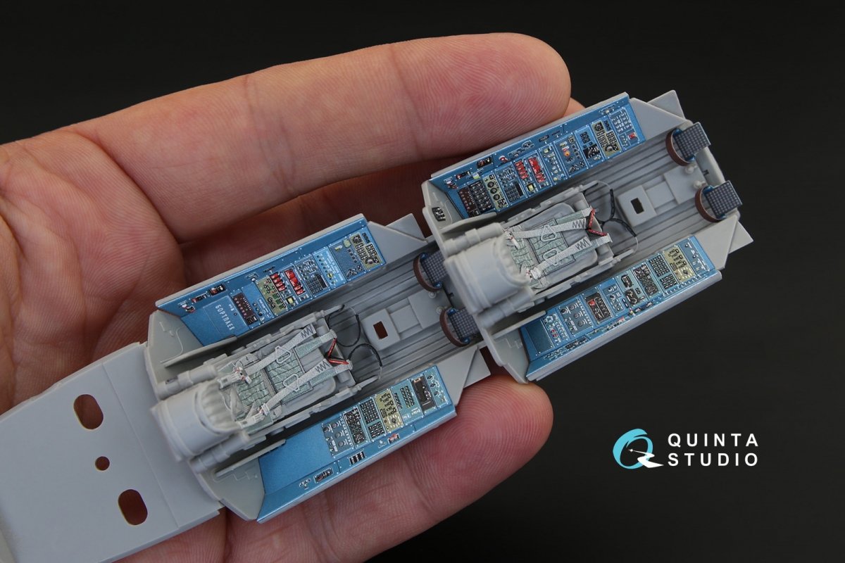 Quinta Studio QD32041 Su-30MKK 3D-Printed &amp;amp; coloured Interior on decal paper (for Trumpeter kit) 1/32 – zdjęcie 9