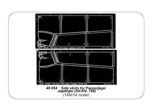 Aber 48054 Jagdtiger Sd.Kfz. 186 – osłony boczne / Side skirts for Jagdtiger Sd.Kfz. 186 1/48 – zdjęcie 5