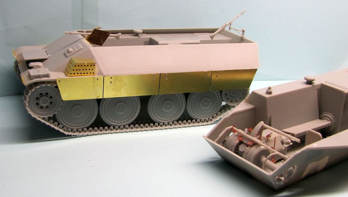 Thunder Model 35104 German Gepanzerter Mannschaftstransportwagen Katzchen 1/35 – zdjęcie 5