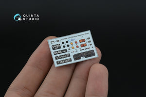 Quinta Studio QD+48568 URAL 4320 3D-Printed &amp;amp; coloured Interior on decal paper (KittyHawk/Zimi model) (with 3D-printed resin parts) 1/48 – zdjęcie 5