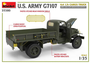 MiniArt 35380 U.S. ARMY G7107 4X4 1,5t CARGO TRUCK 1/35 – zdjęcie 11