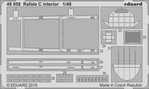 Eduard 49958 Rafale C interior 1/48 REVELL – zdjęcie 2
