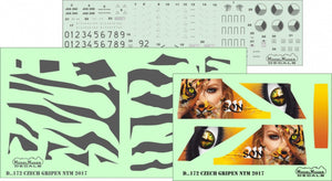 ModelMaker Decals D48172 Czech Gripen NTM 2017 1/48 – image 2