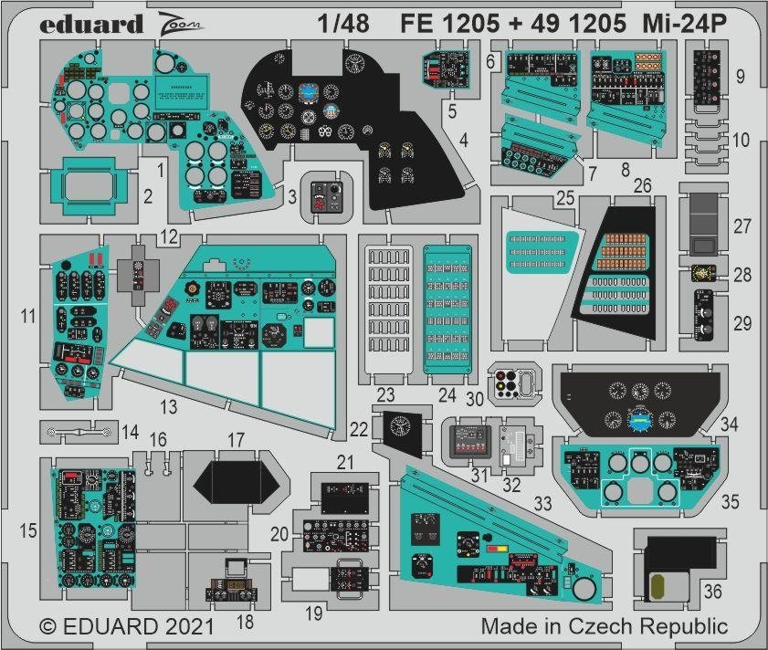Eduard BIG49305 Mi-24P ZVEZDA 1/48 – zdjęcie 3
