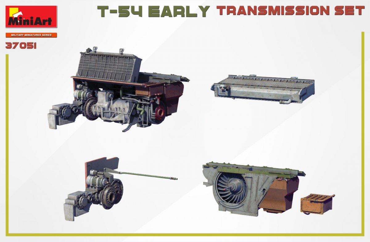 MiniArt 37051 T-54 EARLY TRANSMISSION SET 1/35 – zdjęcie 3