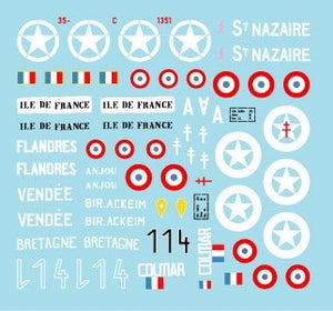 Star Decals 35-C1351 FFI 1. Captured German tanks. French Resistance - Forces Françaises de lInterieur 1/35 – zdjęcie 3