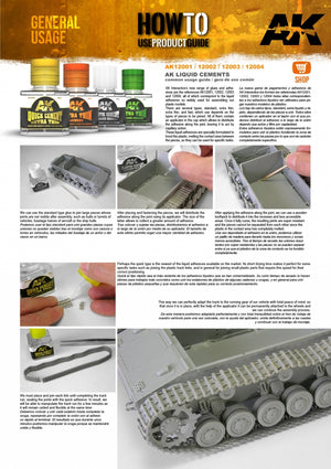 AK Interactive AK12001-B REFILL – QUICK CEMENT EXTRA THIN GLUE 200ml – zdjęcie 3