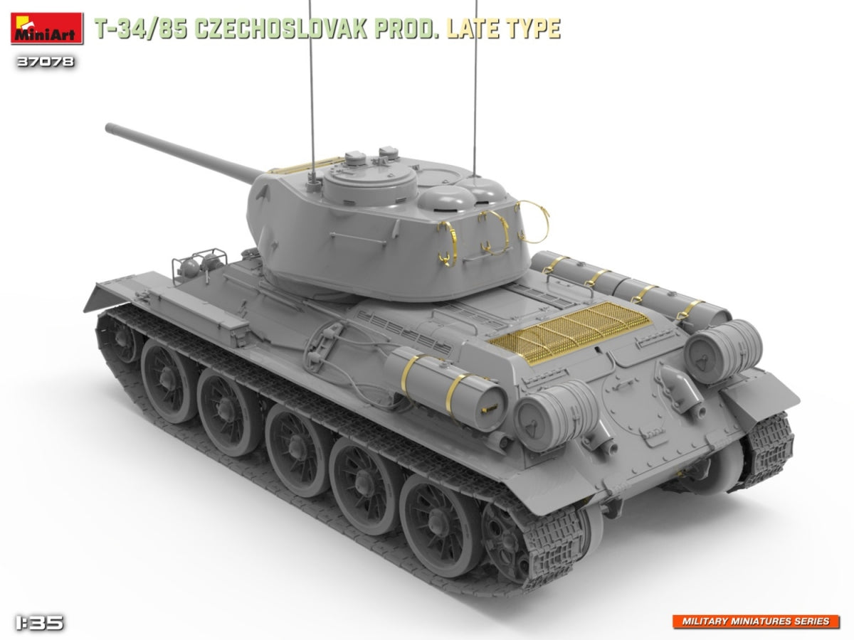 MiniArt 37078 T-34/85 Czechoslovak Prod. Late Type 1/35 – zdjęcie 4