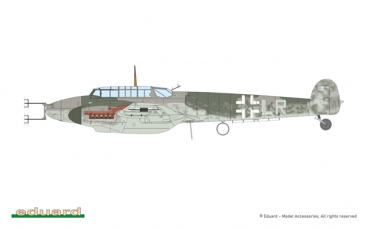 Eduard 7084 Bf 110F ProfiPack Edition 1/72