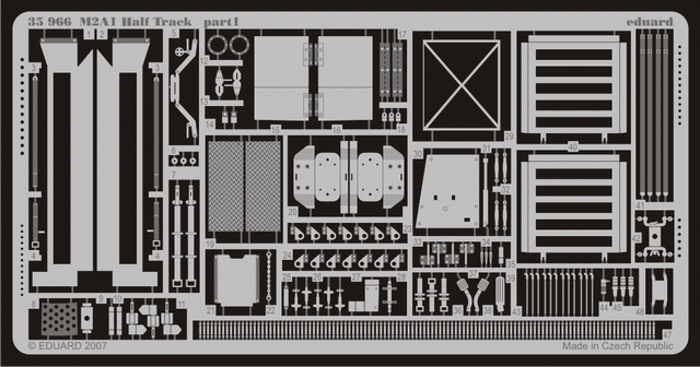 Eduard 35966 M-2A1 Half Track 1/35 Dragon