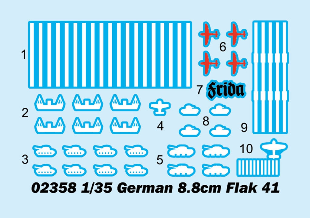Trumpeter 02358 German 8.8cm Flak 41 1/35 – zdjęcie 4