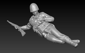 Glowel Miniatures 35009 Polish infantry lying 1/35 – zdjęcie 7
