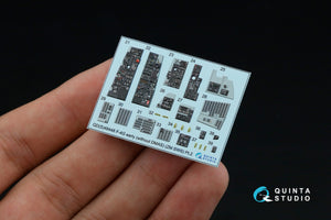 Quinta Studio QDS-48448 F-4G early 3D-Printed &amp;amp; colored Interior on decal paper (Zoukei Mura SWS) (Small version) 1/48 – image 7