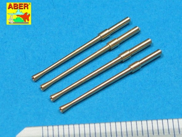 Aber A32014 Set of 4 barrels for Japanese 20 mm Type 99 aircraft machine cannons 1/32 – image 2