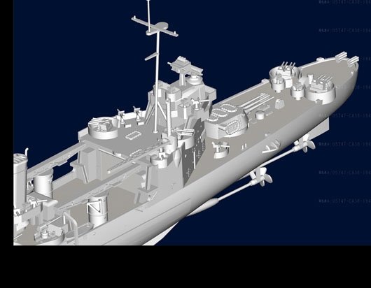 Trumpeter 05747 USS San Francisco CA-38 1944 1/700 – zdjęcie 8