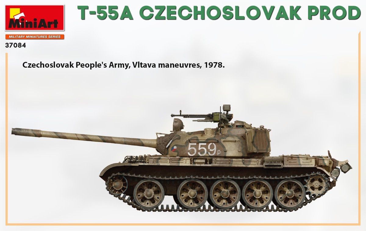 Miniart 37084 T-55A CZECHOSLOVAK PRODUCTION 1/35 – image 5
