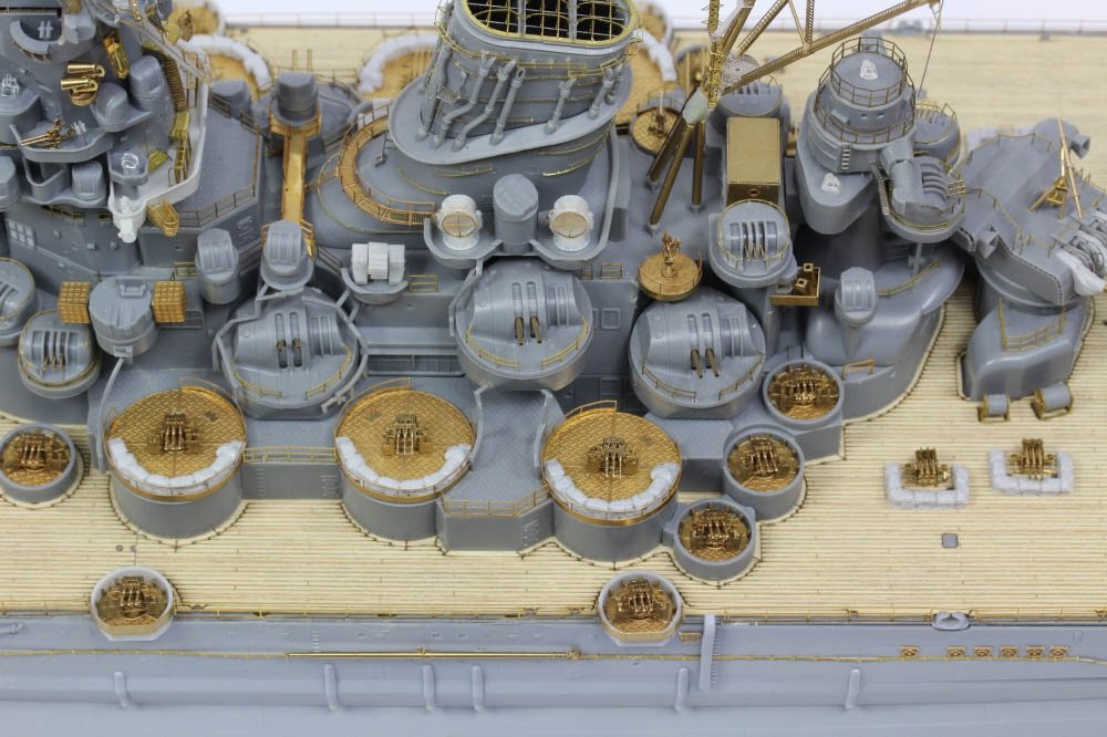 Pontos 37025FB IJN Musashi 1944 Detail up set Advanced Coal Black deck 1/350 – immagine 6