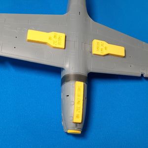 Omask 748118 A6M2 748118 MB-312 Tucano wheel bay foam plugs (for Hobby Boss) 1/48