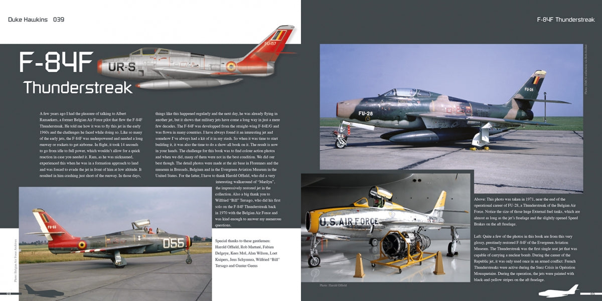 HMH Publications DH-039 Republic F-84 F Thunderstreak - Aircraft in Detail 039 (English Version) – zdjęcie 2
