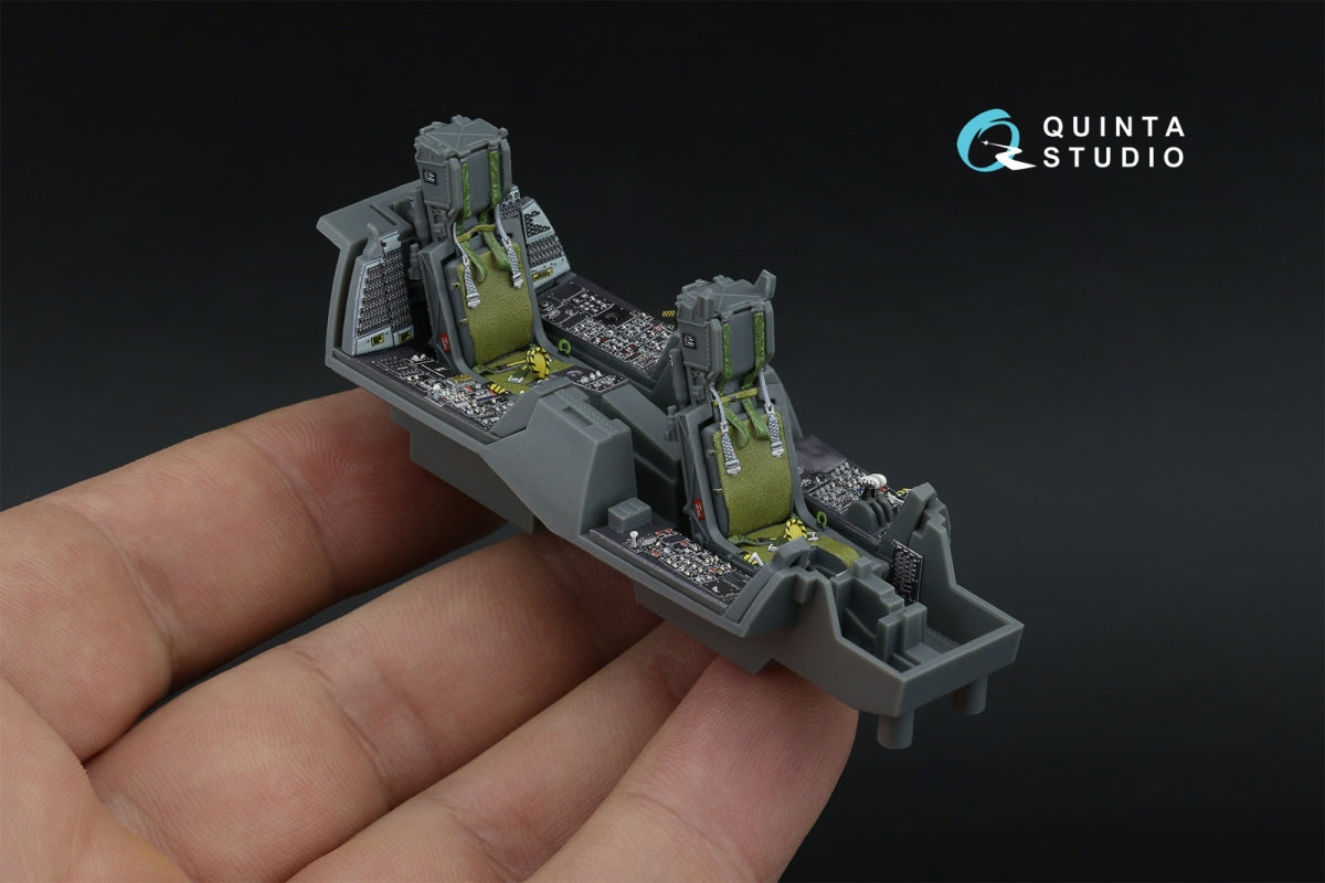 Quinta Studio QD48593 F-14D Super Tomcat 3D-Printed &amp;amp; coloured Interior on decal paper (GWH) 1/48 – zdjęcie 6