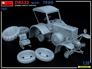MiniArt 24007 GERMAN TRAFFIC TRACTOR D8532 MOD.1950 1/24 – image 9