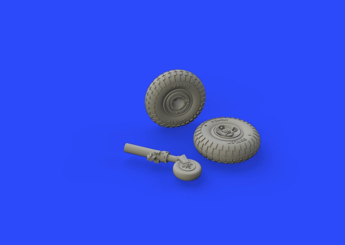 Eduard 672147 Spitfire Mk. VIII wheels - 4 spoke w/ pattern EDUARD 1/72 – zdjęcie 3
