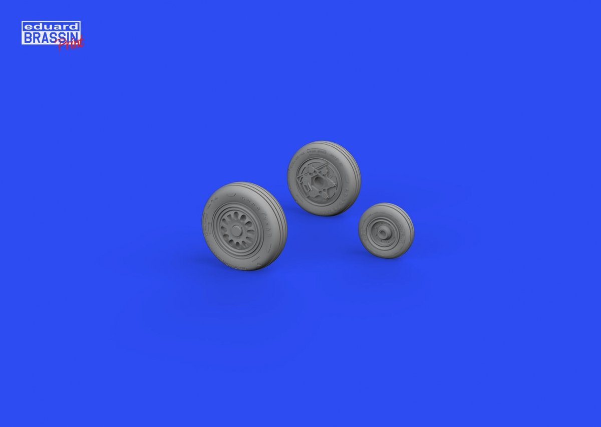 Eduard 648708 F-16 wheels late TAMIYA 1/48 – image 2