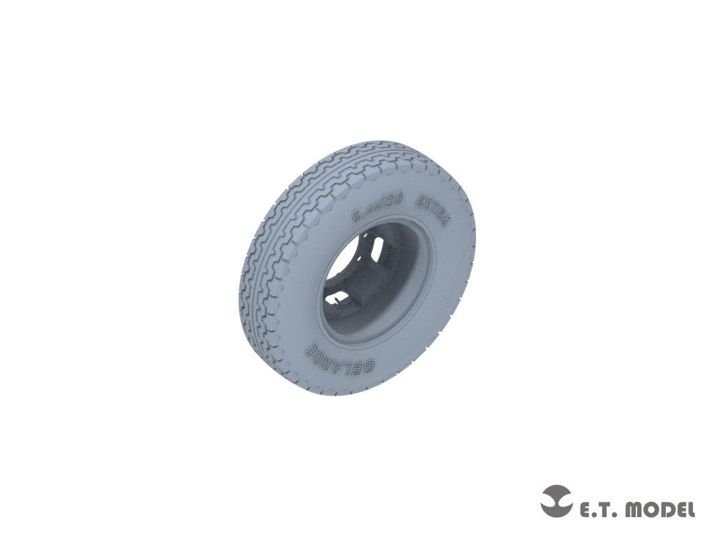 E.T. Model P35-109 WWII German Sd.Kfz.234 Spare Wheel 1/35 – zdjęcie 3