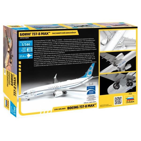 Zvezda 7026 Boeing 737-8 Max 1/144 – zdjęcie 2