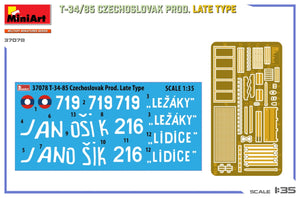 MiniArt 37078 T-34/85 Czechoslovak Prod. Late Type 1/35 – zdjęcie 2
